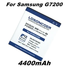 Losoncoer 4400 мА/ч, Батарея для samsung Galaxy Grand3 G7200 G7202 G7208V G7209 Grand Max EB-BG720CBC Батарея