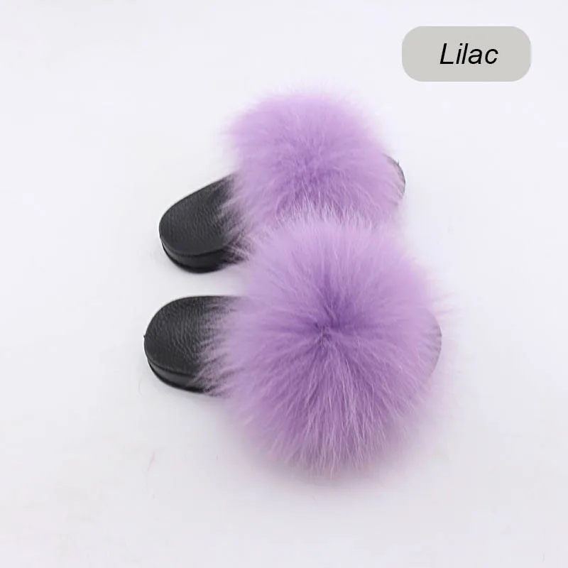 children slippers fox fur (13)