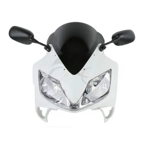 Неокрашенный Черный Верхний обтекатель Cowl Combo для Honda CBR600 F4i 03 08 04 05 06 07|Накладки и