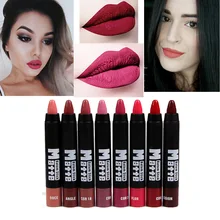 Мисс Роуз 8 шт./компл. длительное матовая помада красная матовая губная поманда Водонепроницаемый блеск для губ матовый карандаш косметическое средство для губ Макияж