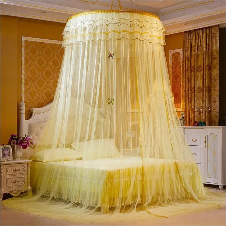 New Design Hung Dome Mosquito Net Princess Insect Bed Canopy Netting