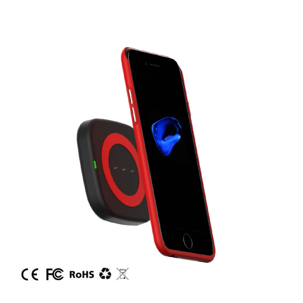 

4.7' Screen Phone Case Magnetic Wireless Charging for iPhone 6 6S 6 Plus 6S Plus 7 7 Plus 8 8 Plus X Charger Power back 4000mA
