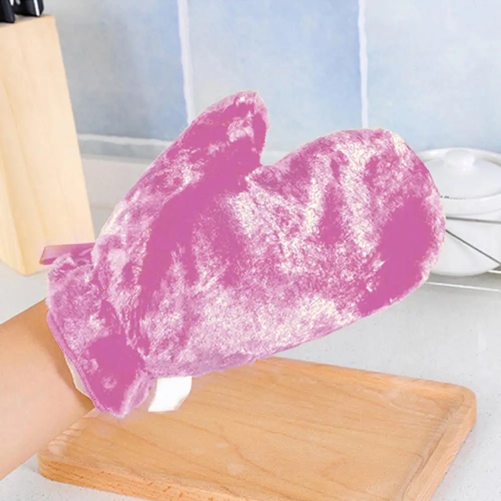 1 шт.. практичные непромокаемые Тряпичные перчатки для мытья посуды Нескользящие чистящие подвесные волшебные перчатки водостойкие