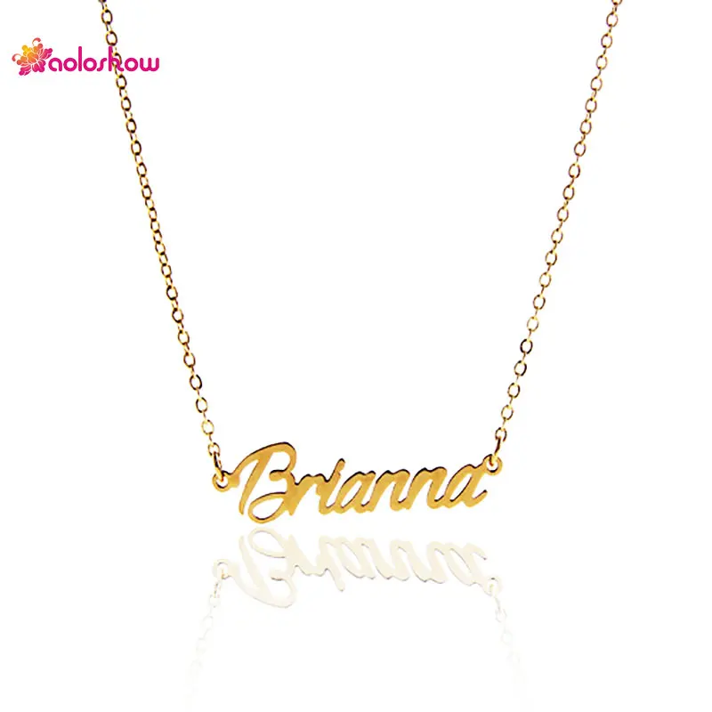Script Pendant Brianna Name Necklace 