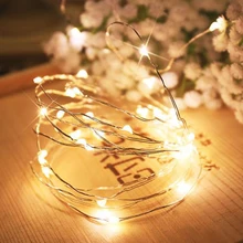 BTgeuse 2/5/10M Warm White LED Copper String Lights for Holiday Lighting for Wedding Party Garland Fairy Christmas Tree Decorate BTgeuse 2/5/10M Warm White LED Copper String Lights for Holiday Lighting for Wedding Party Garland Fairy Christmas Tree Decorate