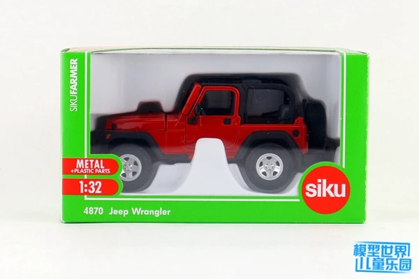 siku 4870 Fuoristrada Jeep Wrangler Sterzatura Ackermann 1:32 Meta