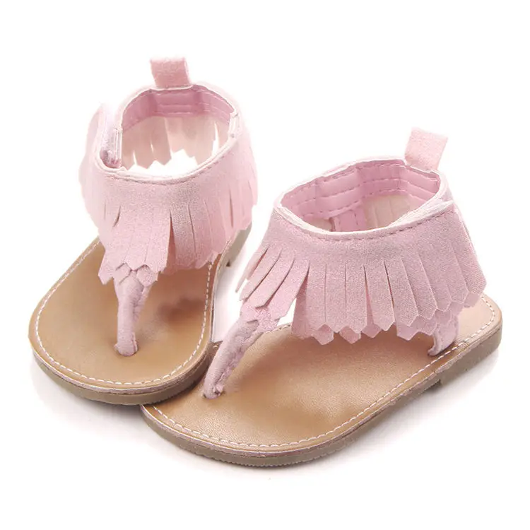 

Infant Baby Girls Summer Crib Walking Sandals Infant New Soft Shoes 0-18 Months