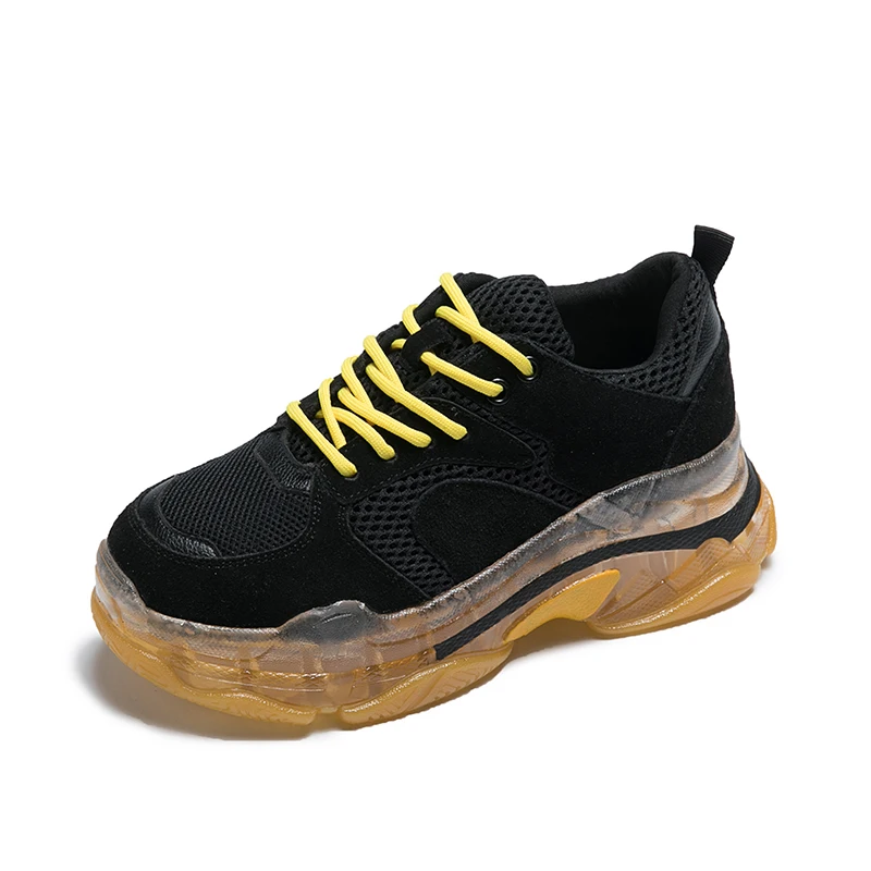 

newest women balenciaca shoes Jelly color matching air bottom crystal high quality women yellow floa silver shoes for female