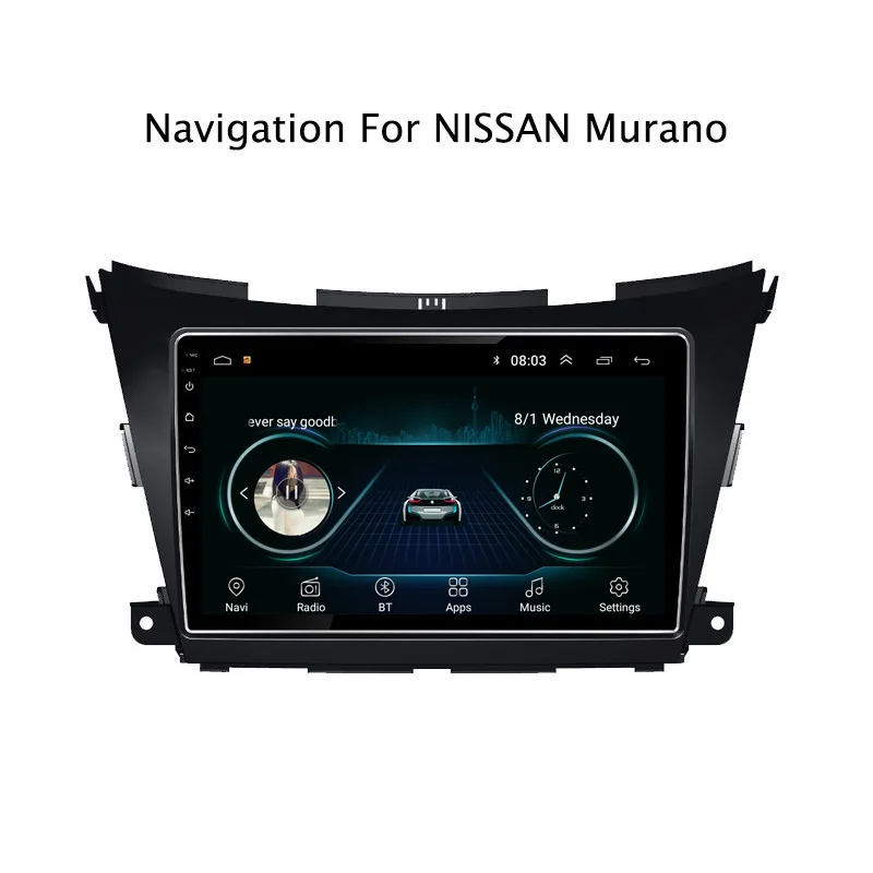 10 1 &quot2.5D IPS Android 8 автомобильный DVD GPS плеер для Nissan Murano 2015-2017 Радио стерео головное