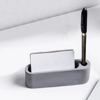 

silicone molds home decoration molds business card Cement concrete resin molds handmade Cement card display stand mould