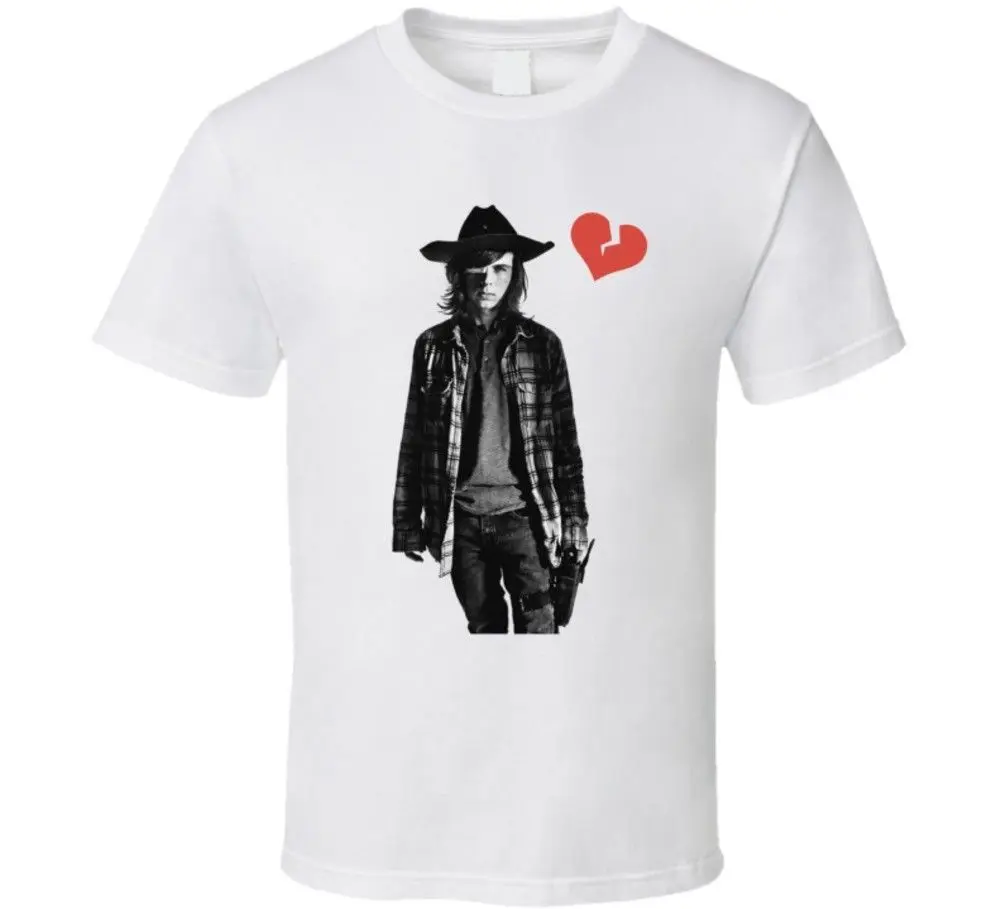 Футболка с надписью Heartbreak The Walking Dead футболка Chandler Riggs Повседневная унисекс |