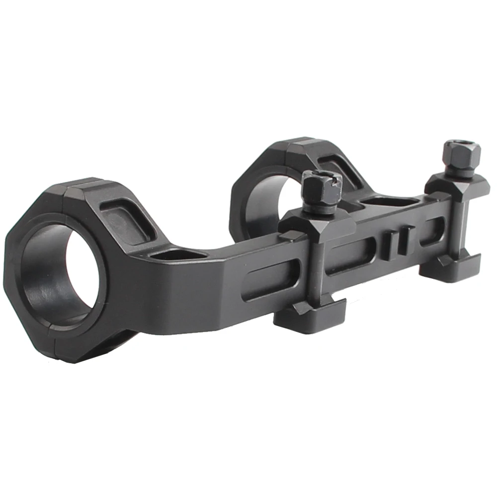 Extend Dual Ring Automatic AR15 M4 M16 Optics Defense Rifle Optical Scope Mount 1 Inch 30mm Picatinny Weaver Rail 20MM Ring Mount with Bubble Level RL2-0028-05 (2)