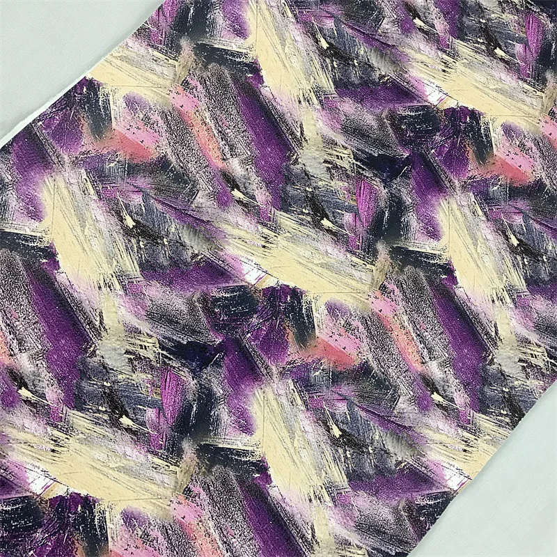 8 Разных Цветов с рисунками, с рисунком в виде картины PU искусственная кожа Fabric130x100cm