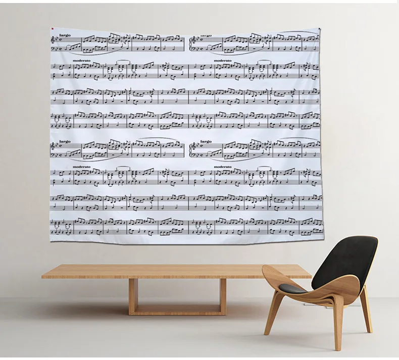 Periodic Table Of Elements Geometric Music Score Printed Large Periodic Table Of Elements Geometric Music Score Printed Large Polyester Wall Hanging Tapestry Bedroom Home Decor Tenture Mural In From