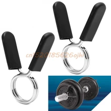 1 paar 25/28/30mm Barbell Clamp Frühling Kragen Clips Gym Gewicht Hantel Lock Standard Heben Kit # H030 #