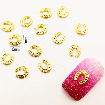 

50pcs/pack Japan New 3D Alloy Nail Art Accessory Metal Nail Decoration Hollow Star DIY Nail Tools Supplies for Manicure