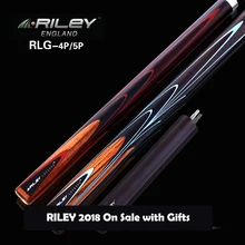 RILEY RLG-4P(5 P) снукер Кии ручной работы 3/4 шт Набор для снукера с Чехол RILEY с профессиональное расширение 10 мм наконечник бильярдный кий