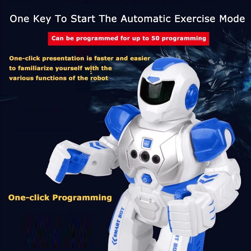 Remote Control Intelligent Robot Gesture Control Induction Programming Mechanical Warfare Charging Children