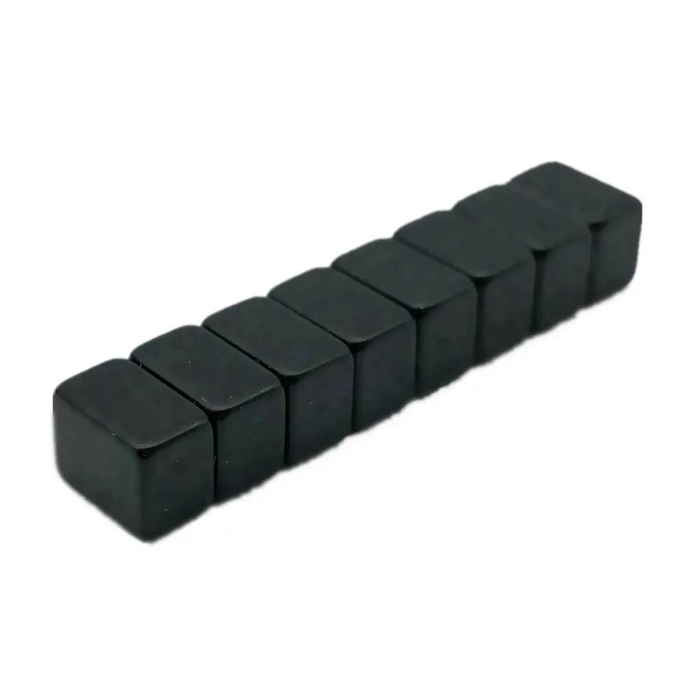 Block 6.45x5x4 mm Black Epoxy Coating Strong NdFeB Neodymium