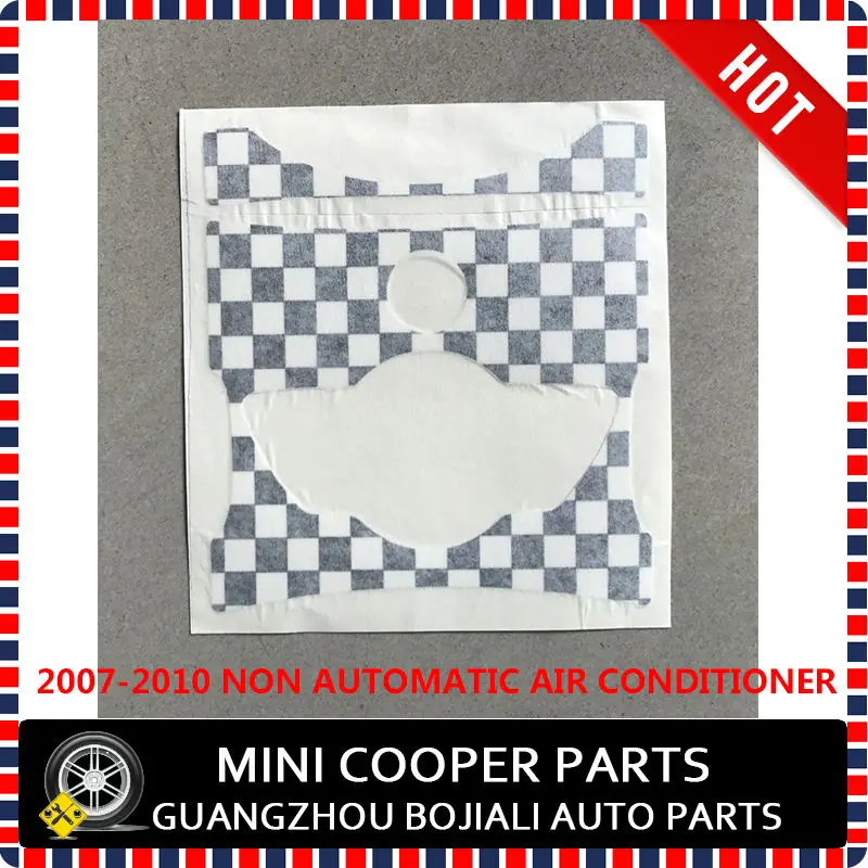 mini cooper R56 07 non auto CQ console sticker