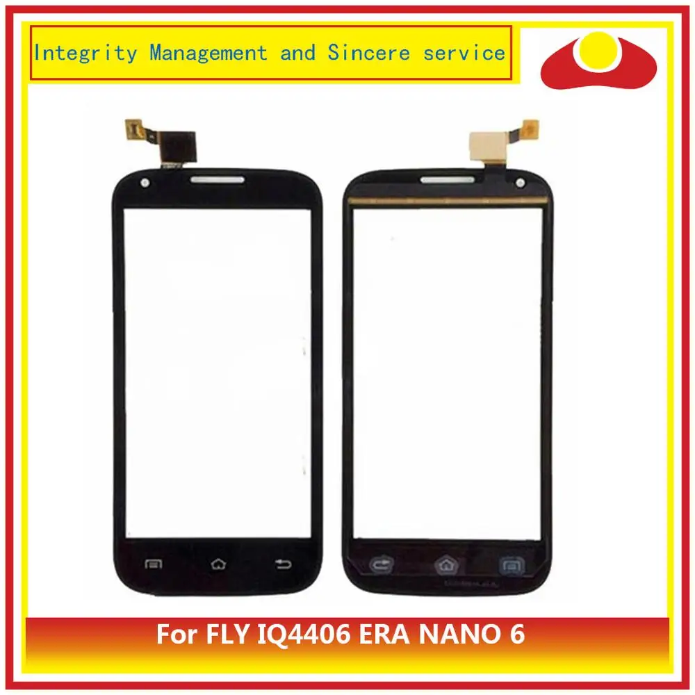 Оригинал для FLY IQ4406 ERA NANO 6 дигитайзер Сенсорная панель экран сенсор Внешний