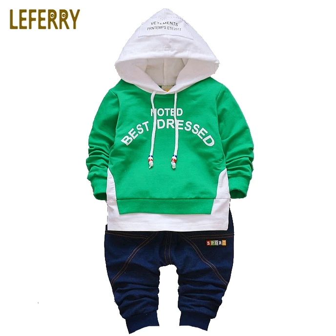 

Kids Clothes Baby Boys Clothing Set Hoodies + Jeans Trousers Children Clothing Toddler Boys Costume 2019 New Fashion
