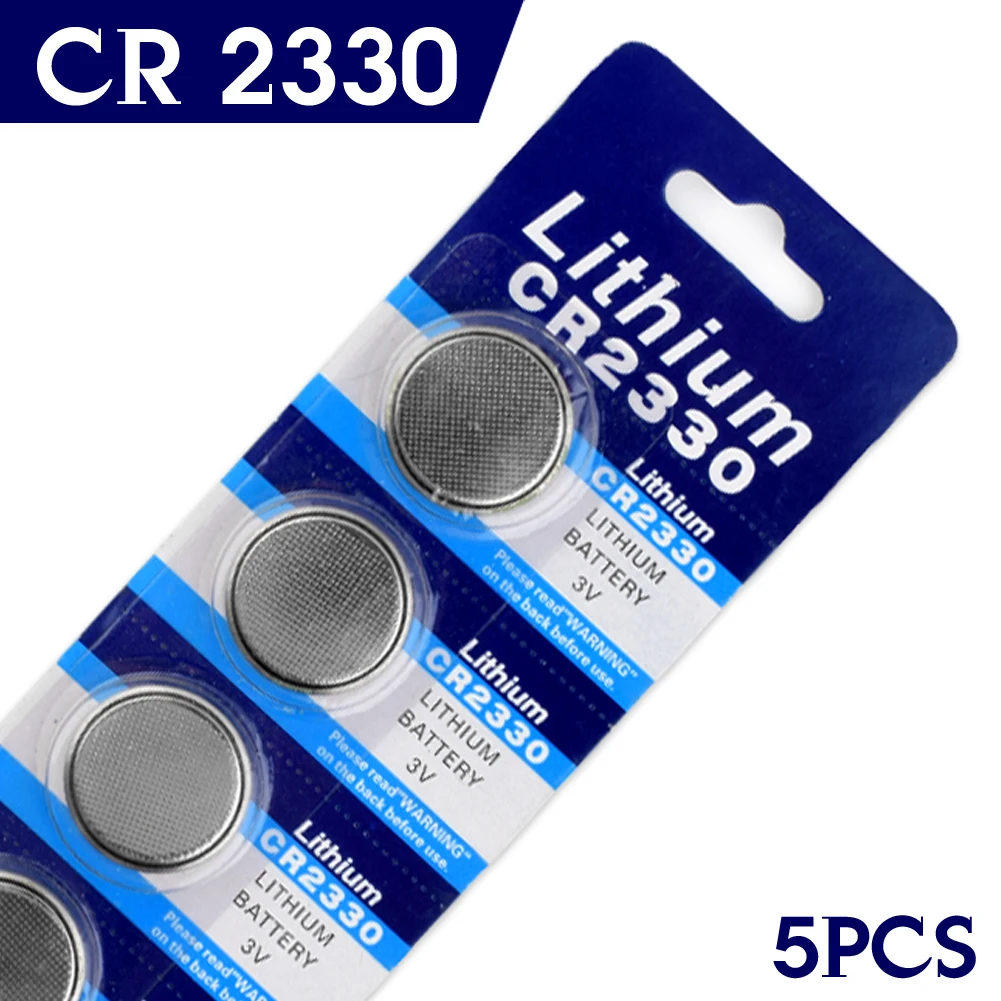 

Real Power For watch Button battery CR2330 2330 BR2330 ECR2330 3V Button Coin Cell Battery Bulk Lot Wholesale 5 Pcs EE6228