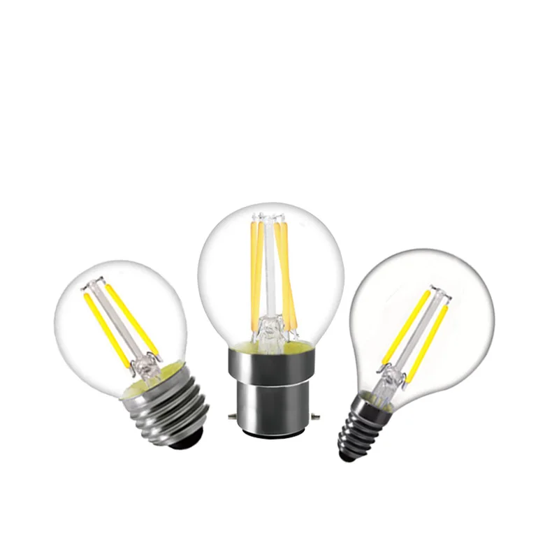 

led light bulb G45 E27 E14 B22 2W 4W 6W B22 Dimmable home decor chandelier led bulb AC220v light bulb