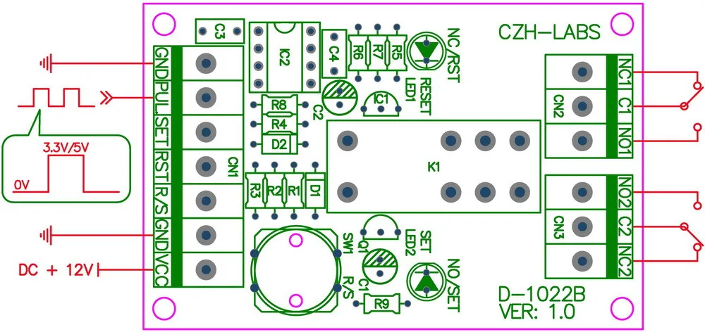 D-1022B_pulse signal indicate