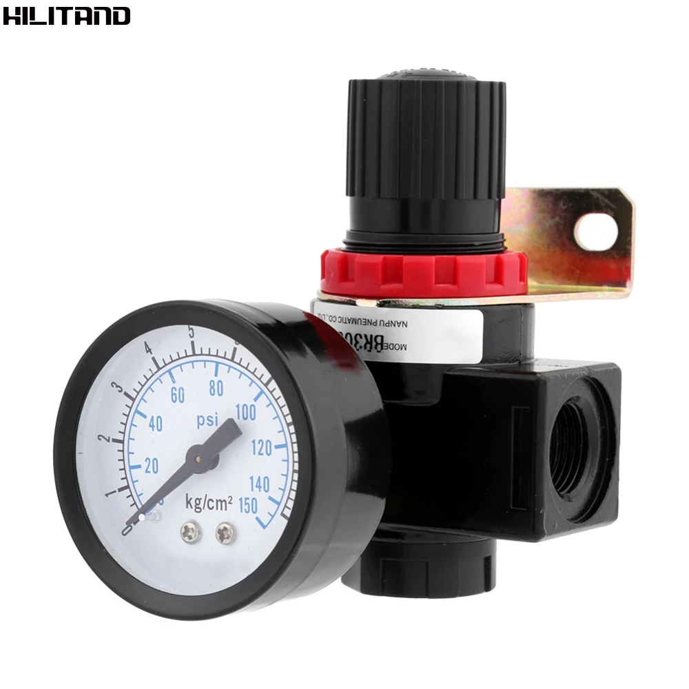 QTY-25 Pressure Regulator Valve G3//4 Air Compressor Pressure Reducing Valve Pneumatic Flow Air Pressure Regulating Valve