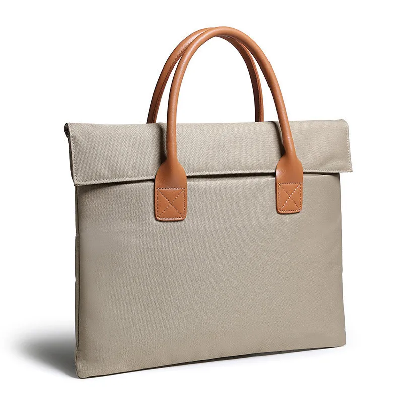 

Sac D'ordinateur Fashion Business Briefcase Portable Shockproof Laptop Bag For Mac Book 15.6 Inch Tote Bags Waterproof Handbag
