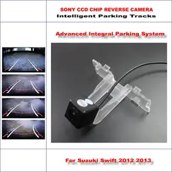 Сзади Камера для Suzuki Swift 2012 2013 интеллектуальная парковка треков Резервное копирование в обратном направлении/580 ТВ линии динамический
