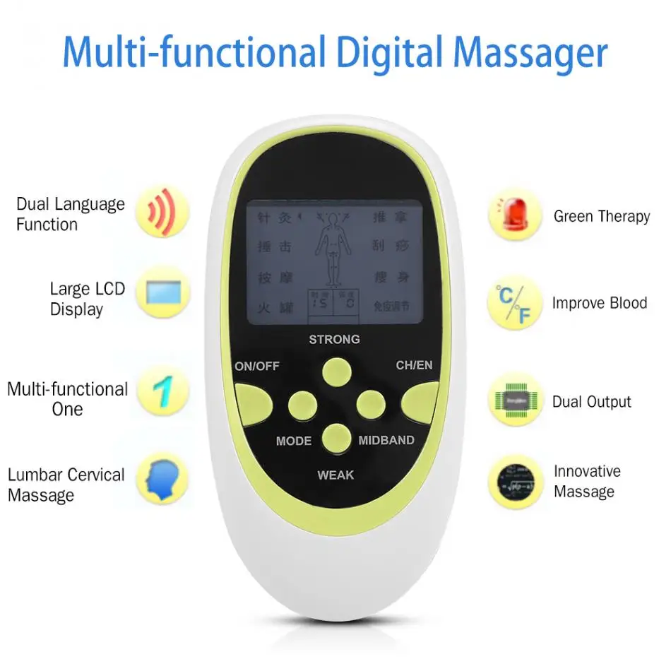 Digital Massager Medical Physiotherapy Instrument Massage Pulse tens