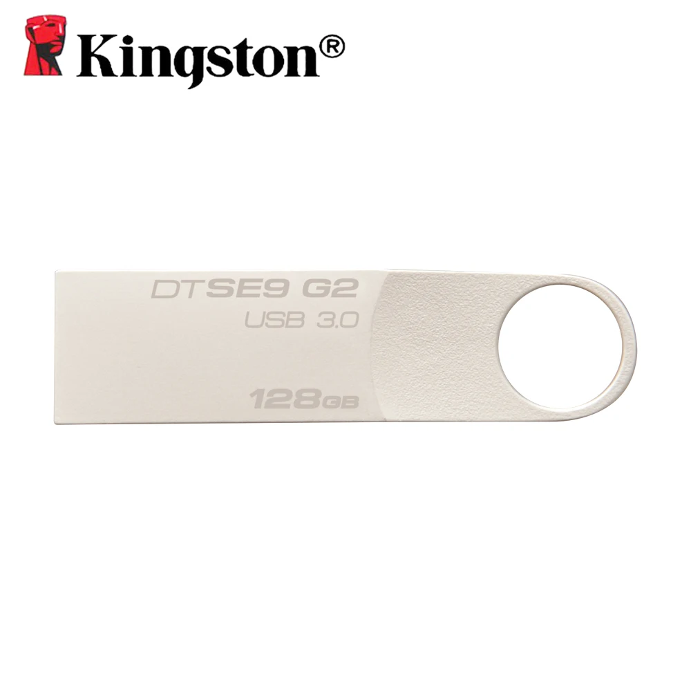 Kingston флеш-накопитель USB 3,0, металлический флеш-накопитель, 16 ГБ, 32 ГБ, 64 ГБ, 128 ГБ, флеш-накопитель, мини-ключ, карта памяти