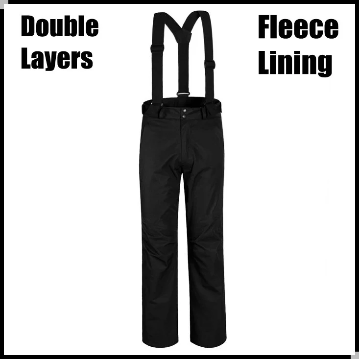 Outdoor Sports Polyester Shell and Microfleece Liner Double Layers