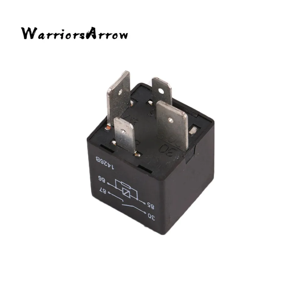

WarriorsArrow Multifunction Purpose Relay #100 4-Pin For VW Golf Jetta Passat CC For Audi A4 A6 A8 Q5 Octavia Toledo 7M0951253A