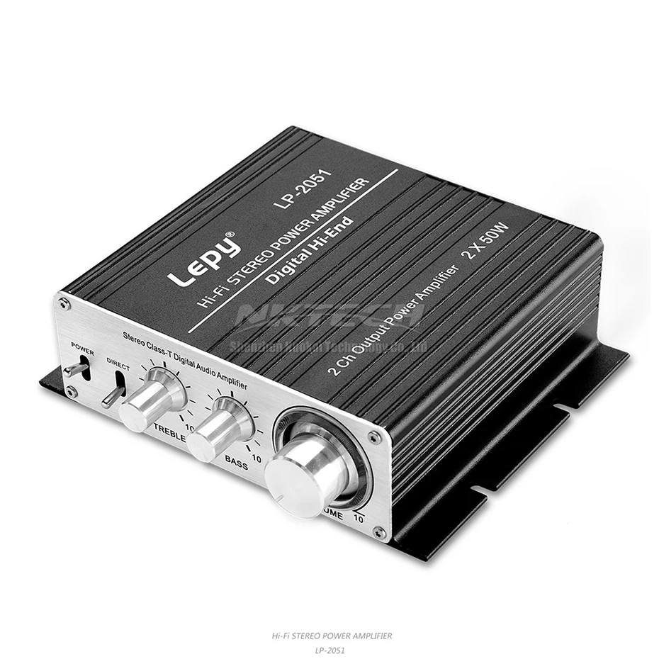 LP-2051 Lepy Hi-Fi стерео усилитель мощности цифровой плеер Hi-End бас класс-T 2CH Tri-path 2x50 Вт RMS аудио автомобильный домашний MP3 Усилитель DIY