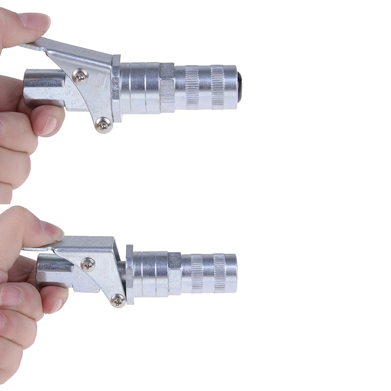 

1pc High Quality Grease Gun Coupler Lock Quick On Like Air Chuck Fit SAE&Metric Zerk Fitting Tool