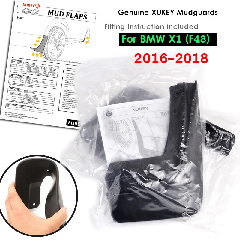 Брызговики Xukey для BMW X1 F48 2016 2017 2018 2019 2020|flaps splash guards|mud flaps guardssplash guard |