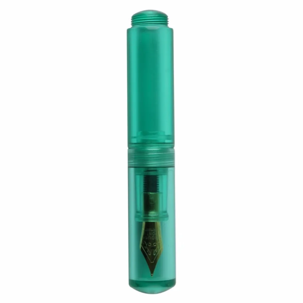 

Portable Mini Fountain Pen Short Transparent Ink Sac 0.55mm Fine Nib Fountain Pen 4 Colors For Choose Great For Writing Mayitr