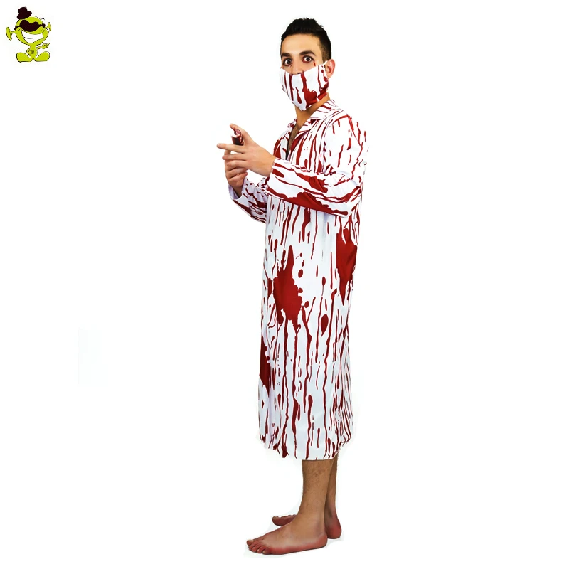 Purim вечерние мужские унисекс кровавый Доктор костюм Ролевые игры Доктор Карнавальный Костюм Хэллоуин косплей доктора кровавый костюм