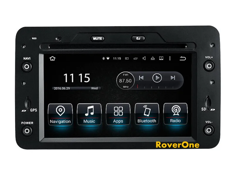 Top For Alfa Romeo Spider Brera 159 Sportwagon Android 7.1 Car Radio Stereo DVD GPS Navigation Sat Navi Central Multimedia System 1