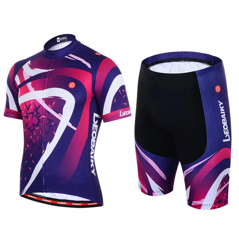 KJX5632 Mountain Mtb Team Cycling Short Sleeve Jersey bib Shorts Size S/M/L/XL/X 