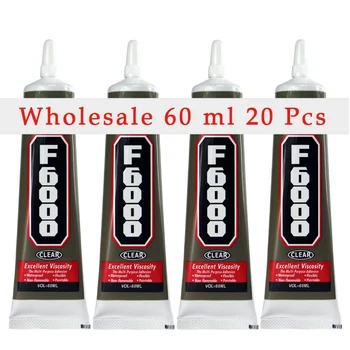 

20 Pcs 60ml F6000 Glue Multi Purpose Adhesives Crafts Jewelry Rhinestones Glass Pearl Resin Super glue