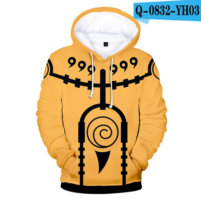 Naruto 3D Aikooki Hot sale Hoodies Men Women Casual Autumn Sweatshirts Fashion Hooded Anime Naruto 3D Hoodies Mens Clothing XXS