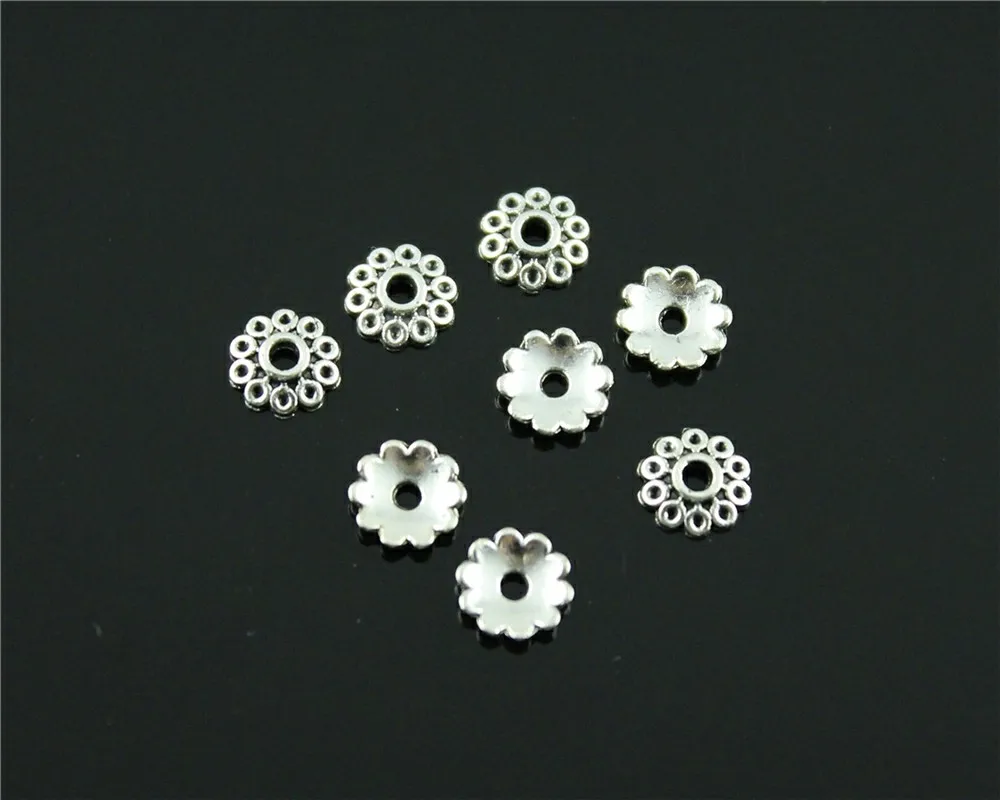 

150pcs Receptacle Flower Torus Diy Spaced Apart Jewelry Accessories Bead Caps For Jewelry Bead Caps End 6x6mm