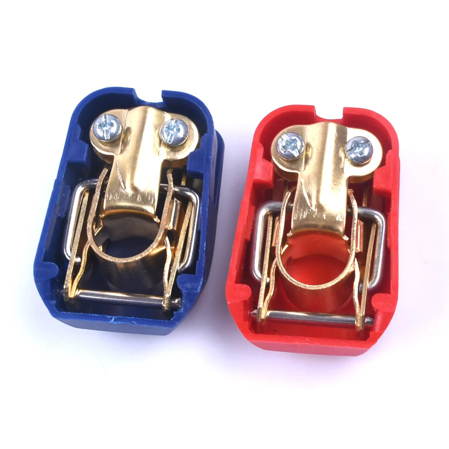 2pcs Auto Schnellverschluss Batterieklemmen Schellen Auto Caravan Motorhome