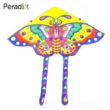 Детский воздушный змей с бабочкой, воздушный змей для улицы, новинка, треугольник, крутой, многоцветный, пустые пространства