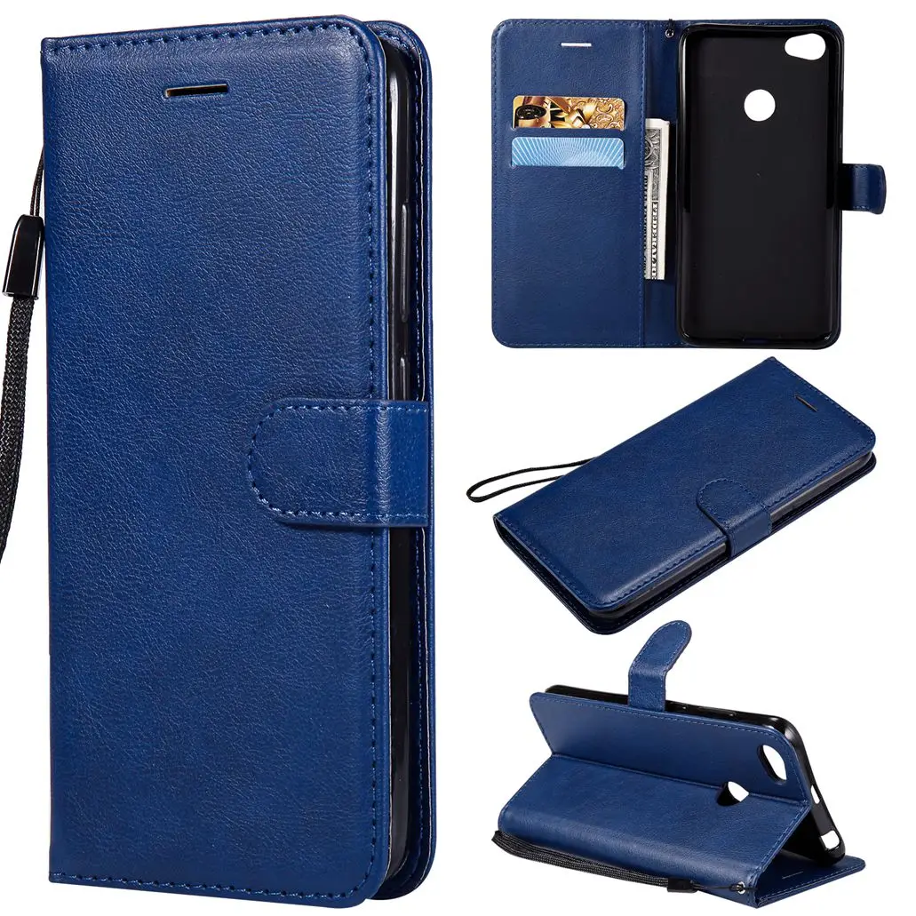 

MuTouNiao Blue Business Leather Flip Case Cover For Xiaomi Bluemi Mi Note 6 8 4A 4X 5 5A 5X A2 6X A2 S2 Y1 Y2 Lite Pro Play