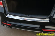 Stainless Steel Red Letter Rear Bumper Door Sill Scuff Plate For Kia Optima K5 2016